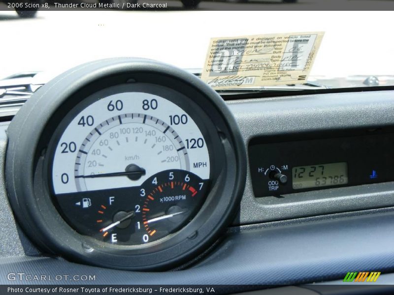 Thunder Cloud Metallic / Dark Charcoal 2006 Scion xB