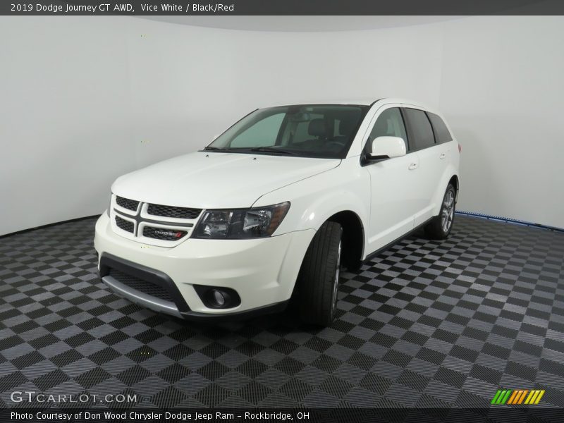 Vice White / Black/Red 2019 Dodge Journey GT AWD