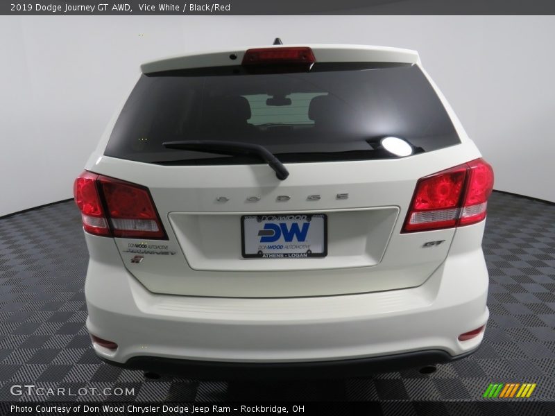 Vice White / Black/Red 2019 Dodge Journey GT AWD
