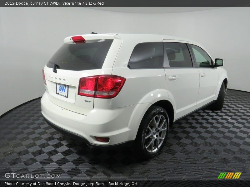 Vice White / Black/Red 2019 Dodge Journey GT AWD