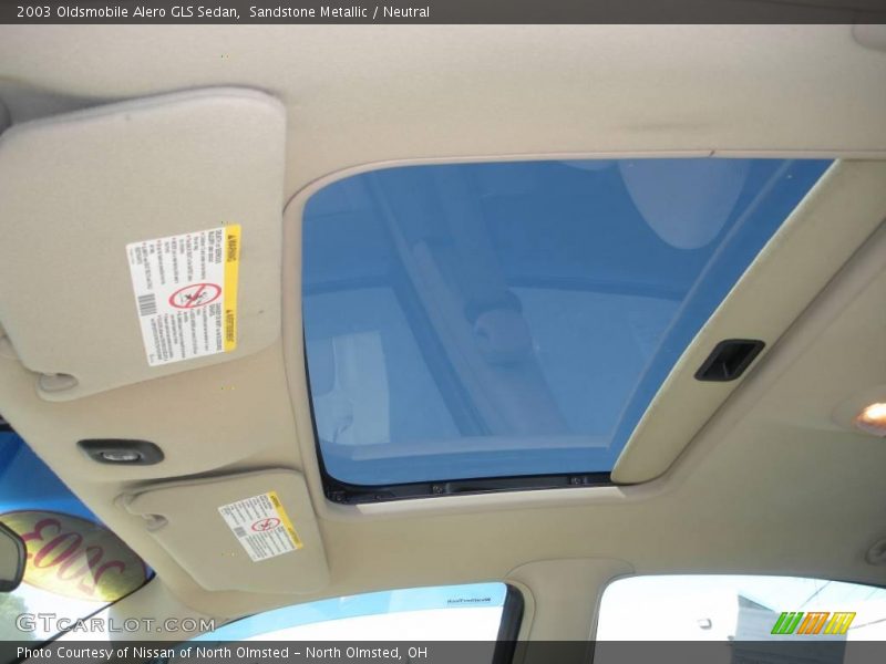 Sandstone Metallic / Neutral 2003 Oldsmobile Alero GLS Sedan