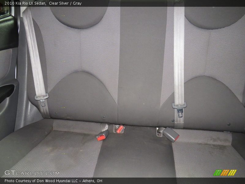 Clear Silver / Gray 2010 Kia Rio LX Sedan