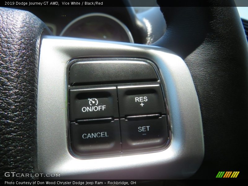 Vice White / Black/Red 2019 Dodge Journey GT AWD