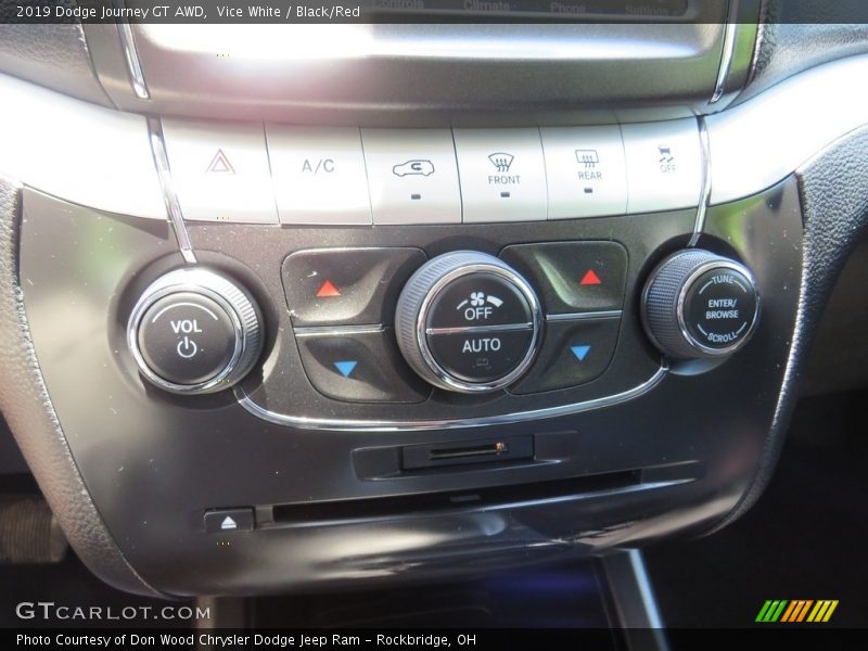 Vice White / Black/Red 2019 Dodge Journey GT AWD