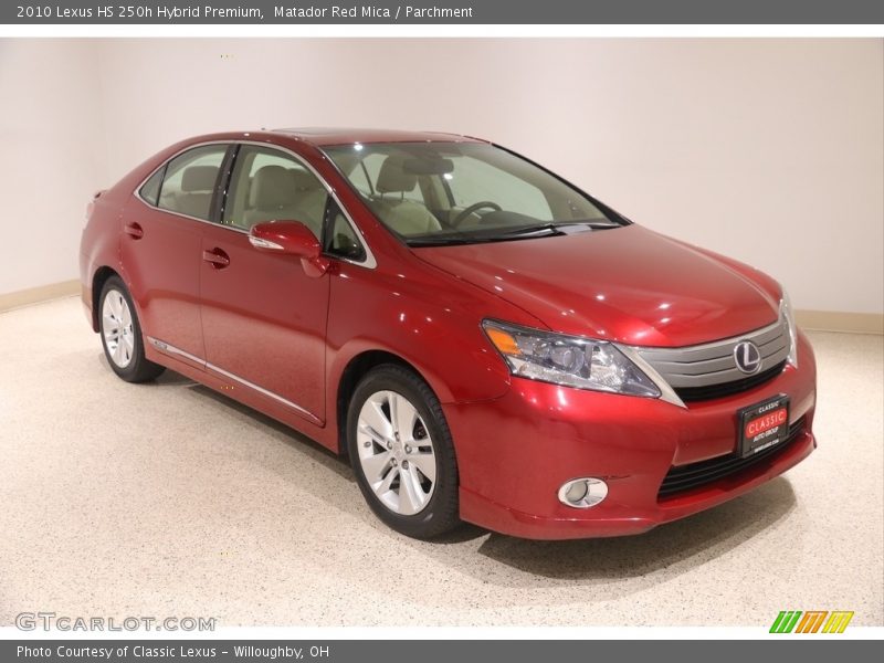 Matador Red Mica / Parchment 2010 Lexus HS 250h Hybrid Premium