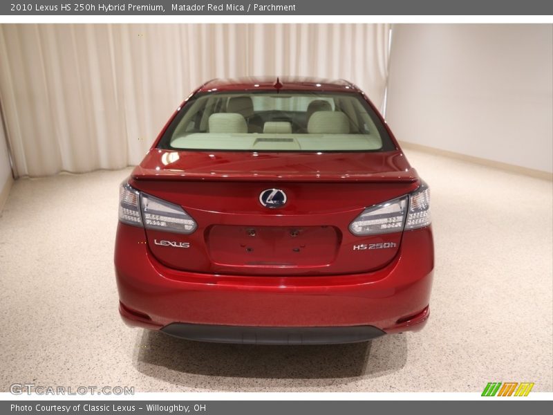Matador Red Mica / Parchment 2010 Lexus HS 250h Hybrid Premium