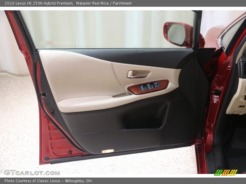 Matador Red Mica / Parchment 2010 Lexus HS 250h Hybrid Premium