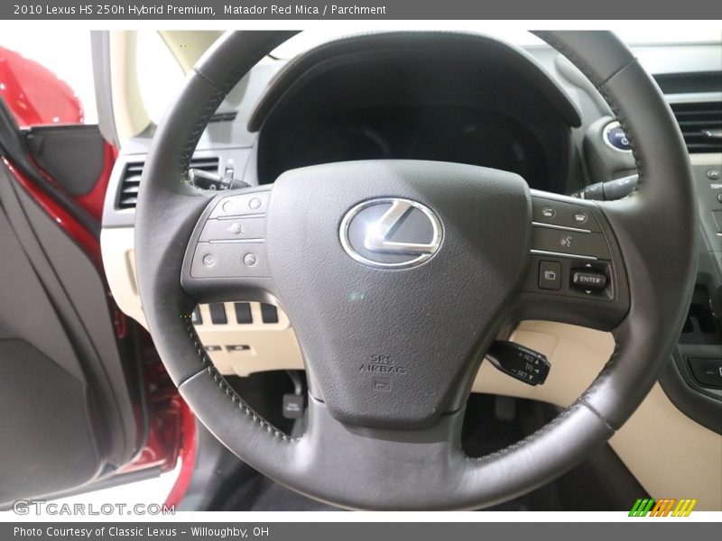 Matador Red Mica / Parchment 2010 Lexus HS 250h Hybrid Premium