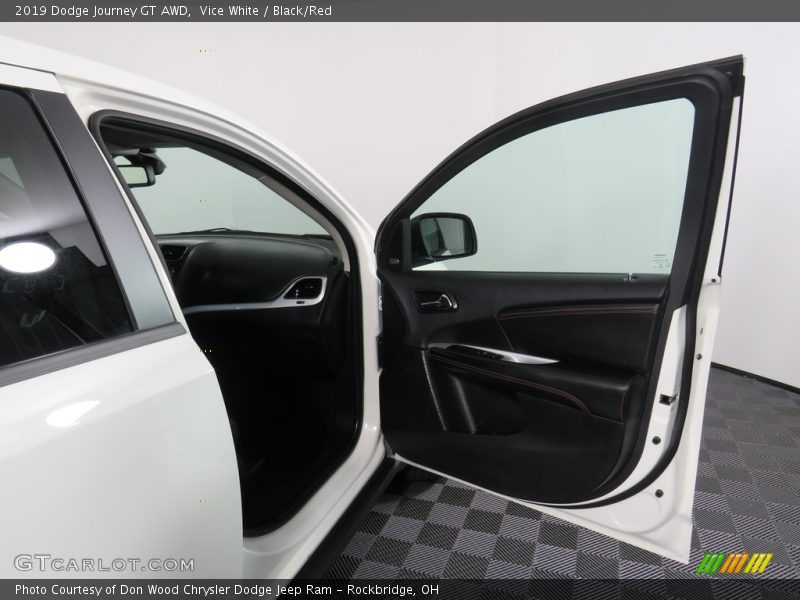 Vice White / Black/Red 2019 Dodge Journey GT AWD