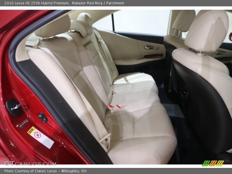 Matador Red Mica / Parchment 2010 Lexus HS 250h Hybrid Premium
