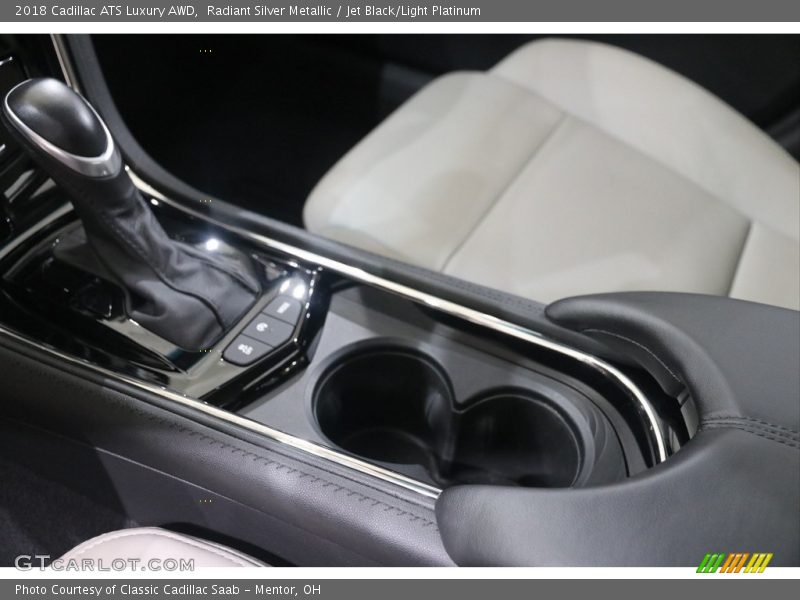 Radiant Silver Metallic / Jet Black/Light Platinum 2018 Cadillac ATS Luxury AWD
