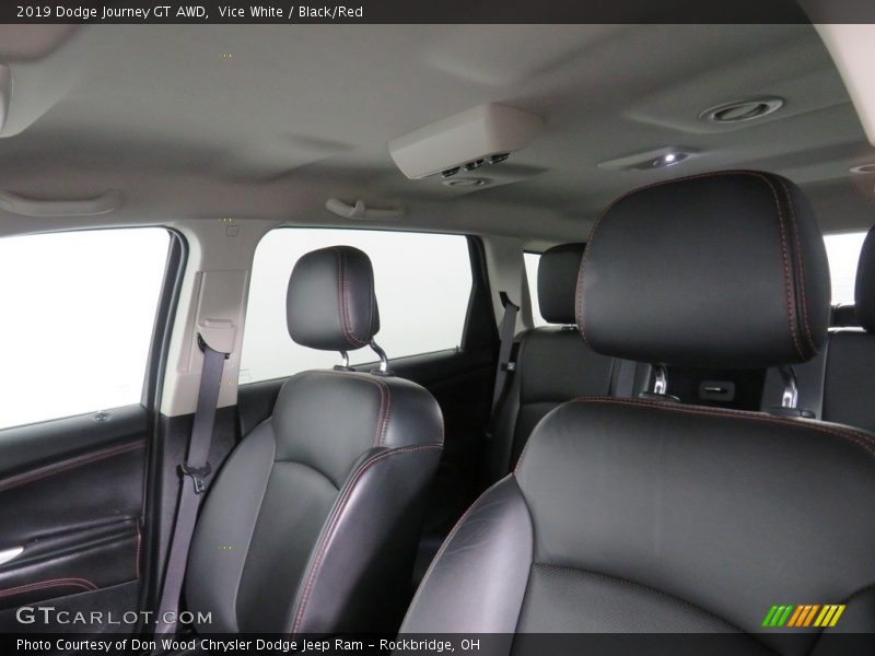 Vice White / Black/Red 2019 Dodge Journey GT AWD