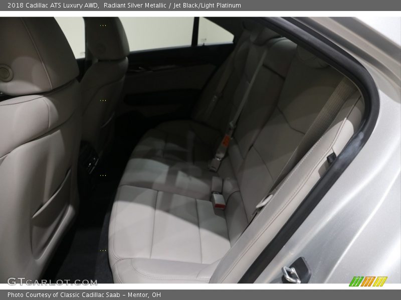 Radiant Silver Metallic / Jet Black/Light Platinum 2018 Cadillac ATS Luxury AWD