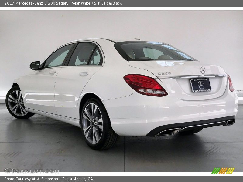 Polar White / Silk Beige/Black 2017 Mercedes-Benz C 300 Sedan