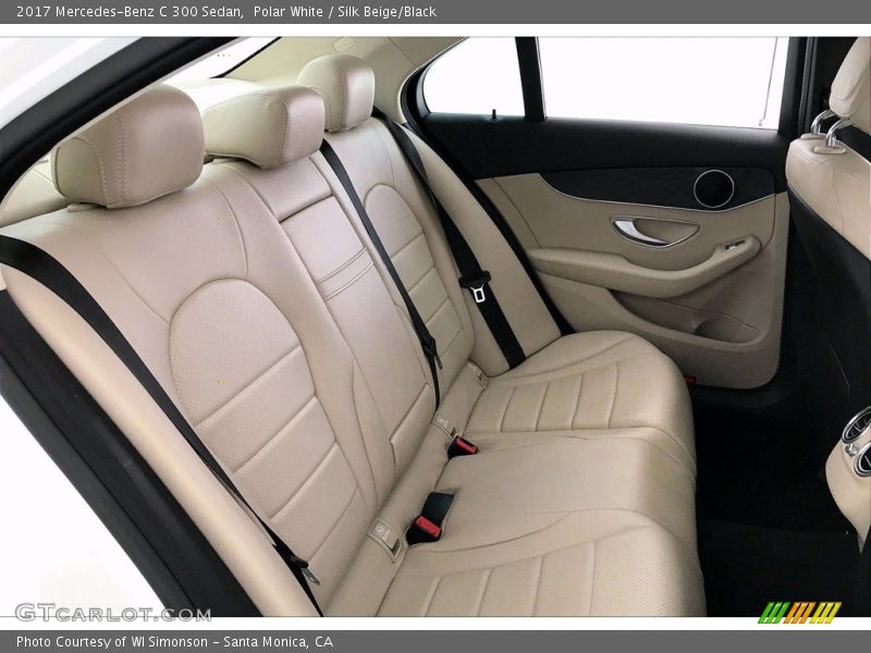 Polar White / Silk Beige/Black 2017 Mercedes-Benz C 300 Sedan