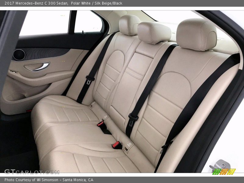 Polar White / Silk Beige/Black 2017 Mercedes-Benz C 300 Sedan