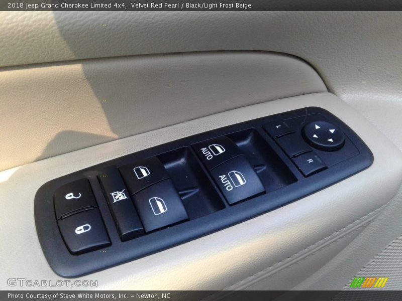 Velvet Red Pearl / Black/Light Frost Beige 2018 Jeep Grand Cherokee Limited 4x4