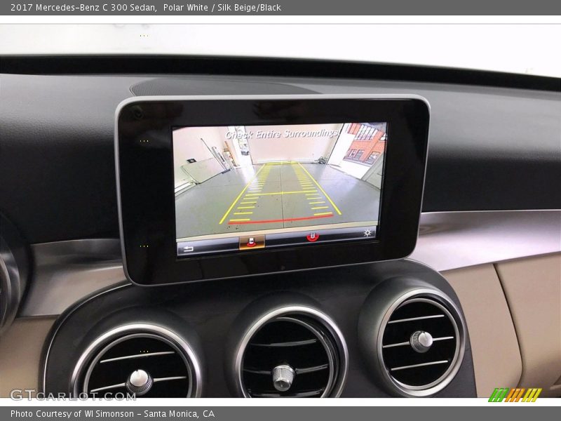 Polar White / Silk Beige/Black 2017 Mercedes-Benz C 300 Sedan