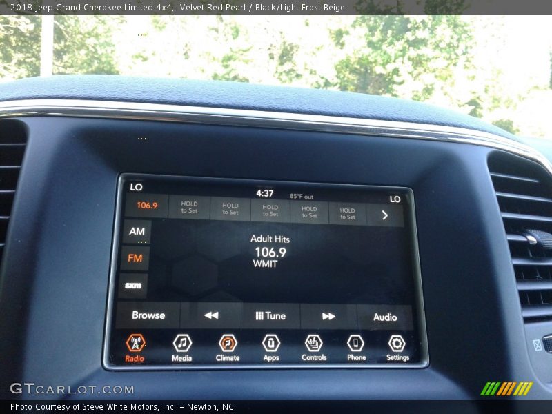 Velvet Red Pearl / Black/Light Frost Beige 2018 Jeep Grand Cherokee Limited 4x4