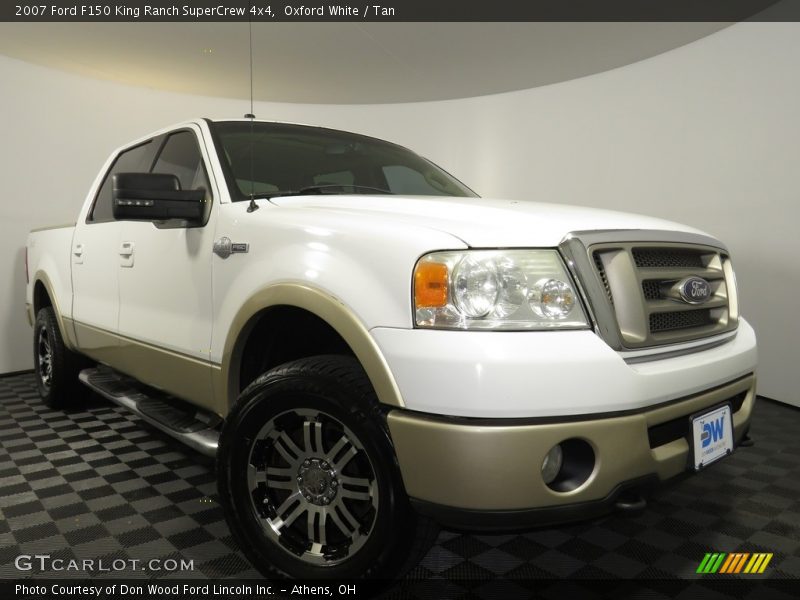 Oxford White / Tan 2007 Ford F150 King Ranch SuperCrew 4x4