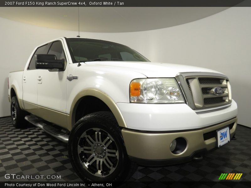 Oxford White / Tan 2007 Ford F150 King Ranch SuperCrew 4x4