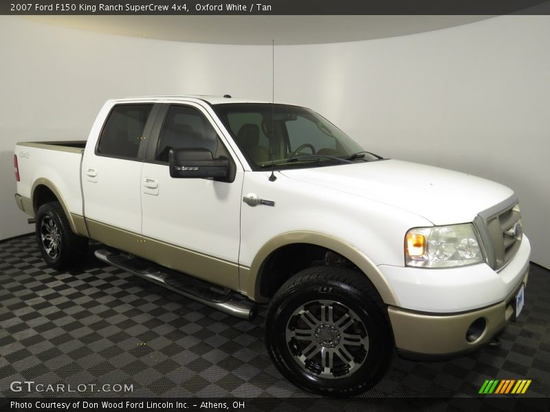 Oxford White / Tan 2007 Ford F150 King Ranch SuperCrew 4x4