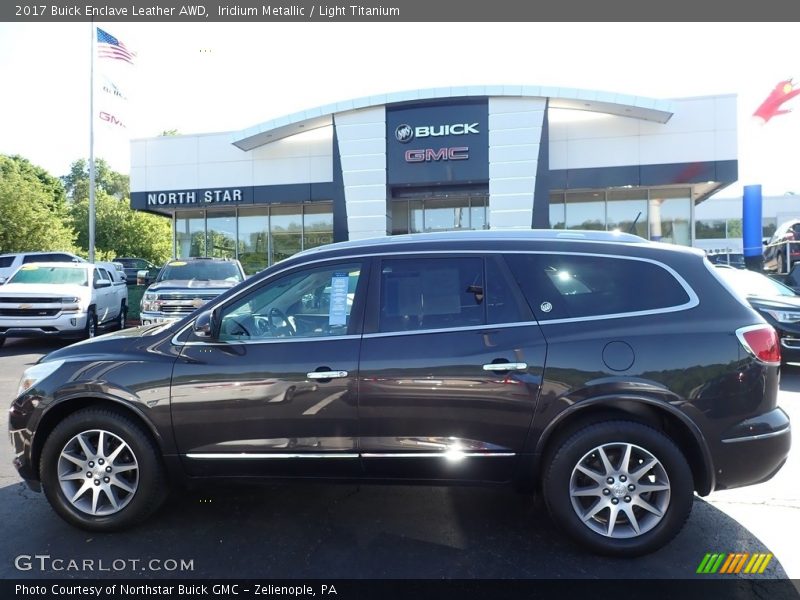 Iridium Metallic / Light Titanium 2017 Buick Enclave Leather AWD