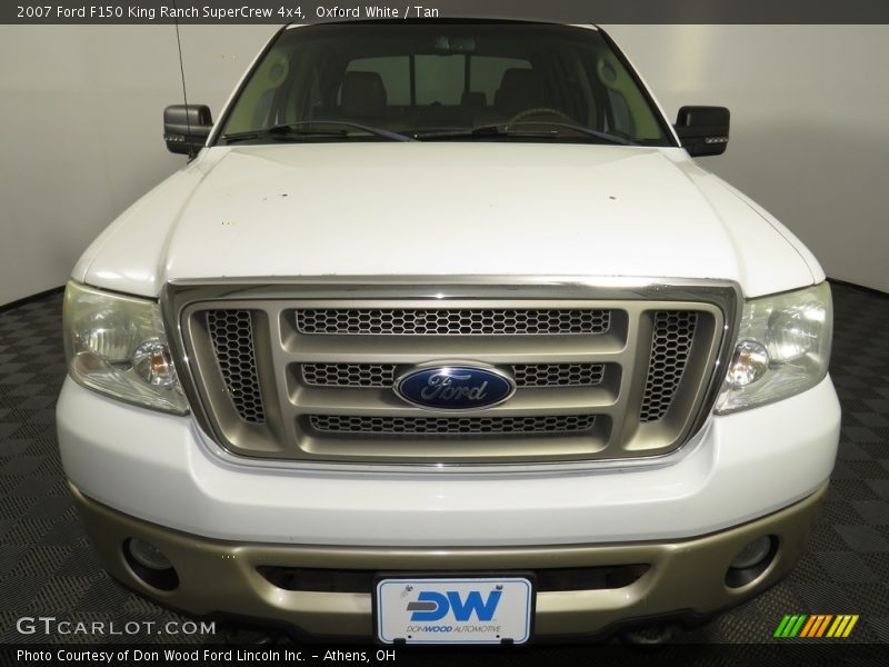 Oxford White / Tan 2007 Ford F150 King Ranch SuperCrew 4x4