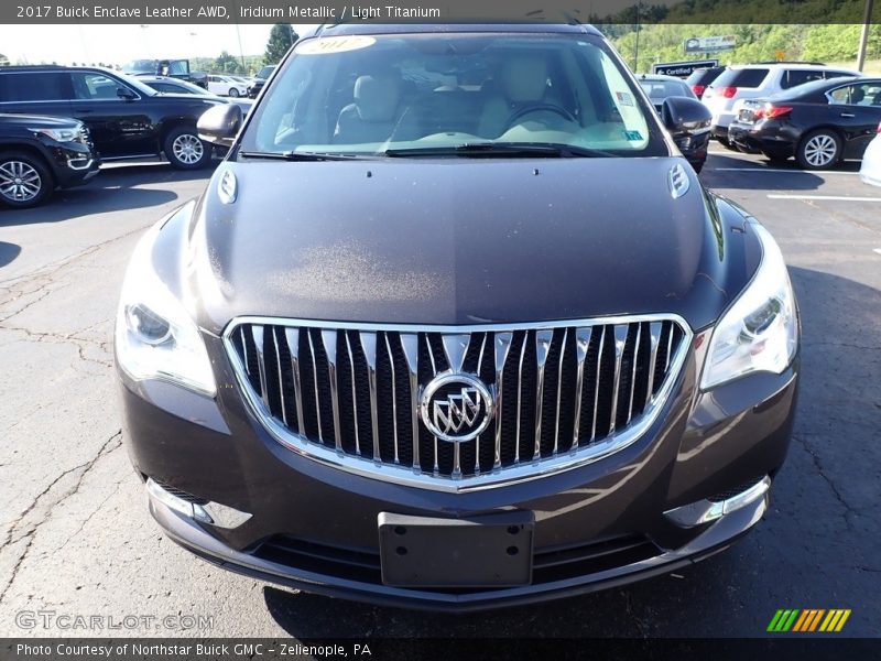 Iridium Metallic / Light Titanium 2017 Buick Enclave Leather AWD