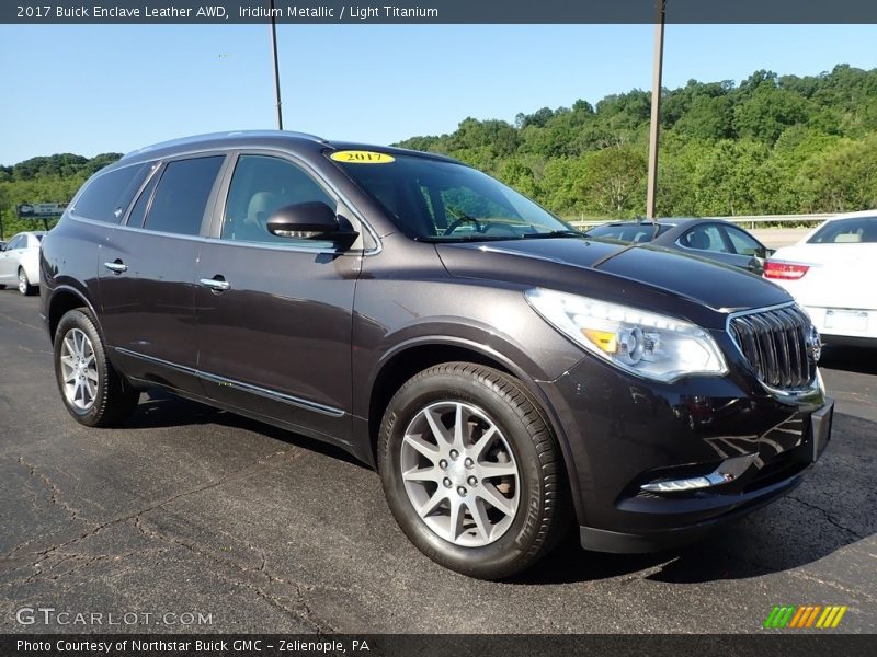 Iridium Metallic / Light Titanium 2017 Buick Enclave Leather AWD