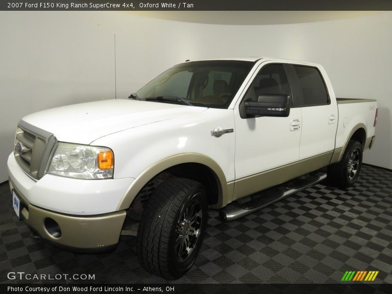 Oxford White / Tan 2007 Ford F150 King Ranch SuperCrew 4x4