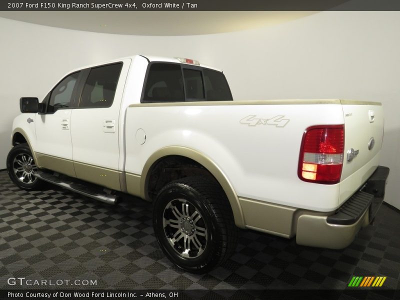 Oxford White / Tan 2007 Ford F150 King Ranch SuperCrew 4x4