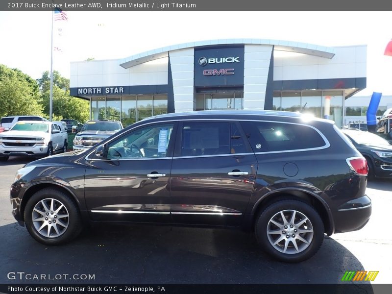 Iridium Metallic / Light Titanium 2017 Buick Enclave Leather AWD
