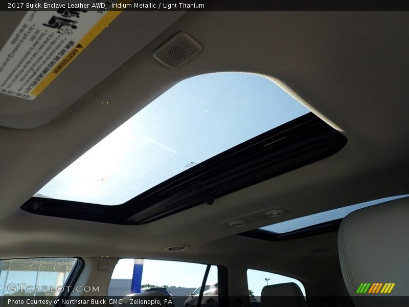 Iridium Metallic / Light Titanium 2017 Buick Enclave Leather AWD