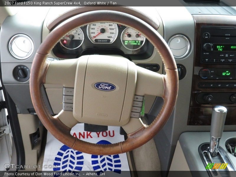 Oxford White / Tan 2007 Ford F150 King Ranch SuperCrew 4x4