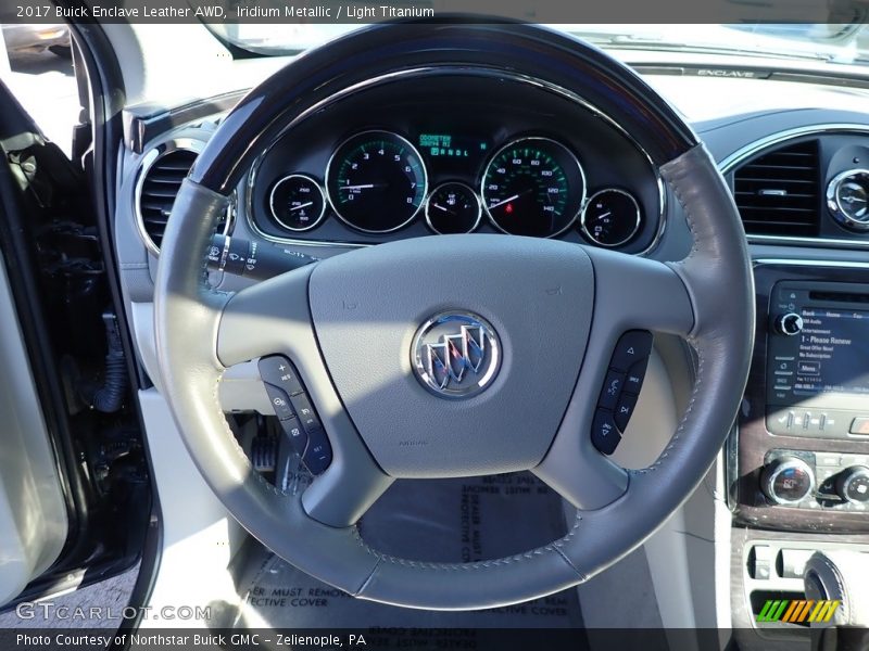 Iridium Metallic / Light Titanium 2017 Buick Enclave Leather AWD