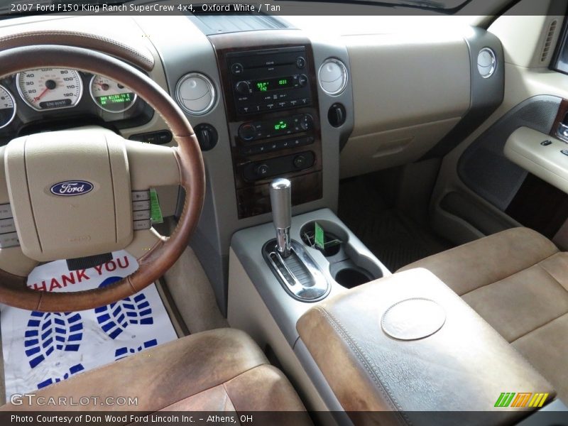 Oxford White / Tan 2007 Ford F150 King Ranch SuperCrew 4x4