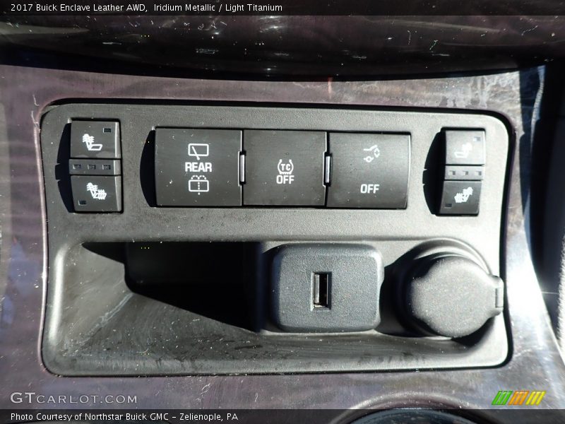 Iridium Metallic / Light Titanium 2017 Buick Enclave Leather AWD