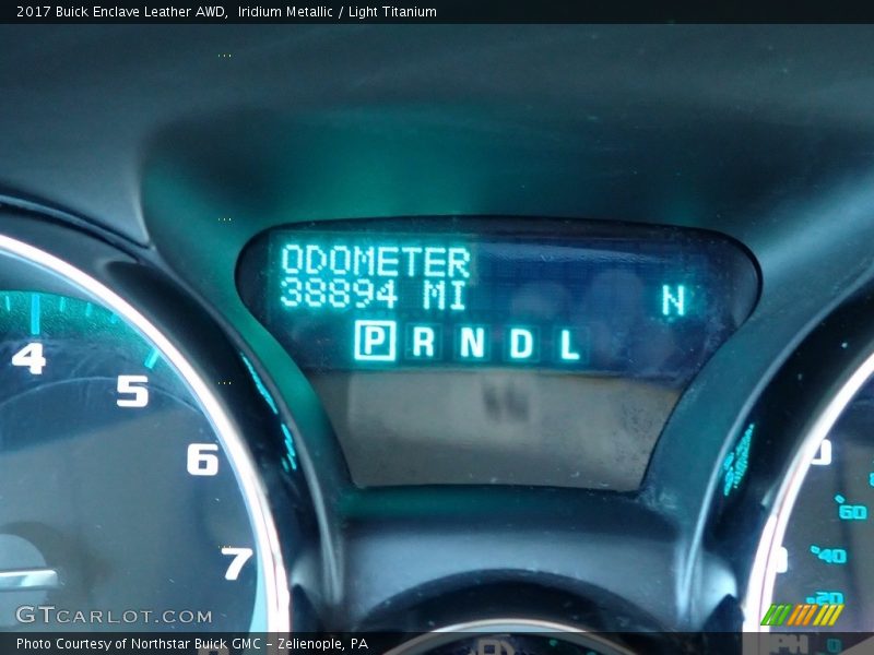 Iridium Metallic / Light Titanium 2017 Buick Enclave Leather AWD