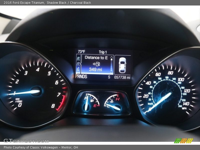 Shadow Black / Charcoal Black 2016 Ford Escape Titanium