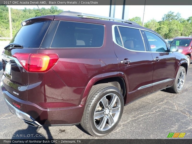 Black Cherry Metallic / Cocoa/Shale 2017 GMC Acadia Denali AWD