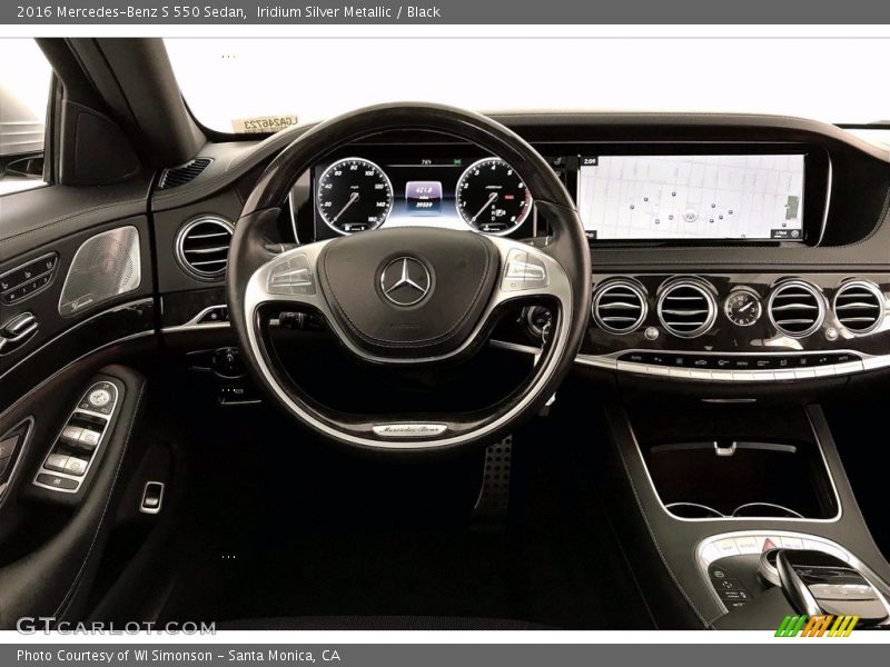 Iridium Silver Metallic / Black 2016 Mercedes-Benz S 550 Sedan