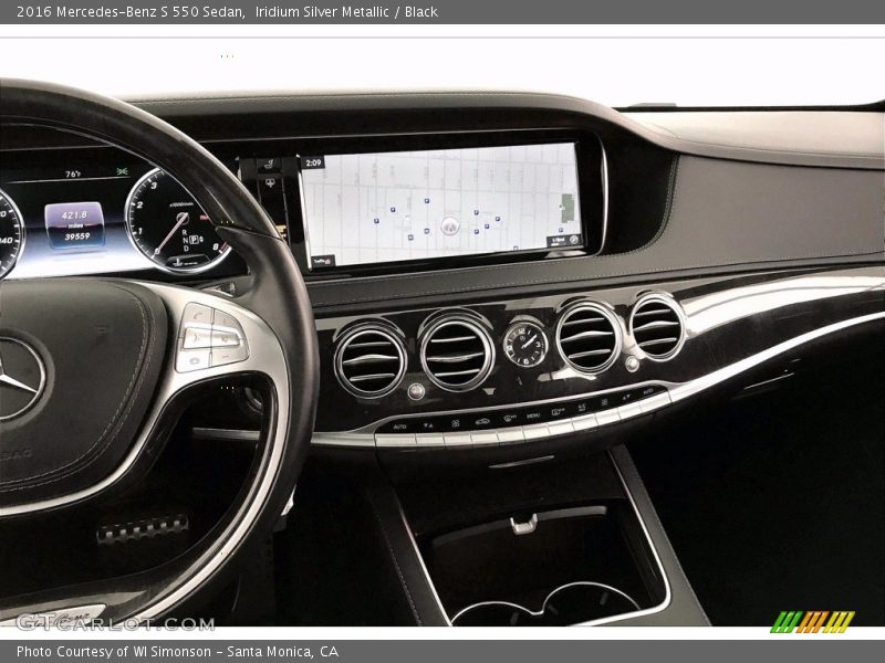 Iridium Silver Metallic / Black 2016 Mercedes-Benz S 550 Sedan