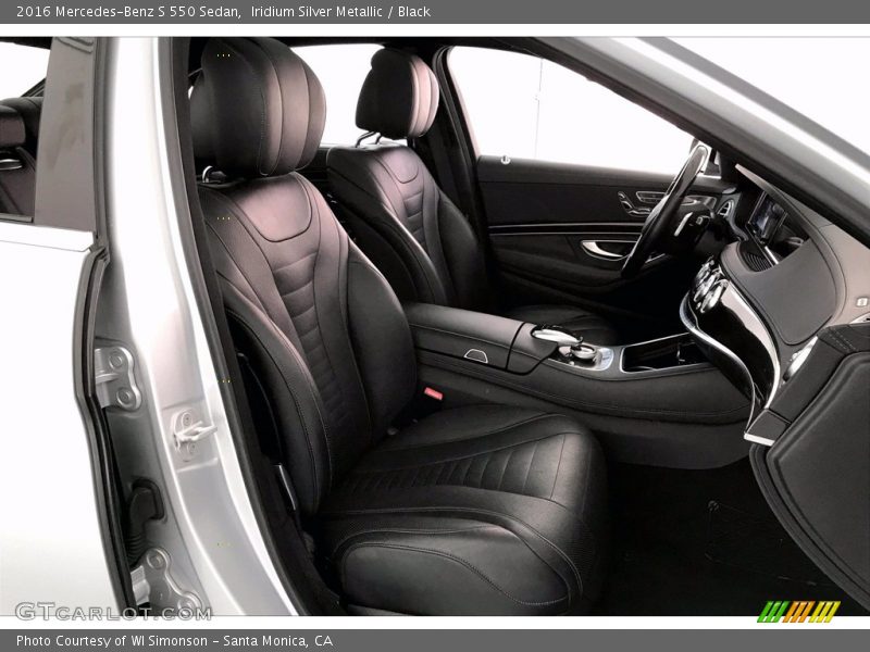Iridium Silver Metallic / Black 2016 Mercedes-Benz S 550 Sedan