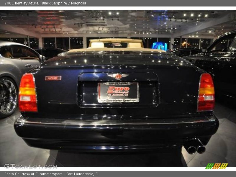 Black Sapphire / Magnolia 2001 Bentley Azure