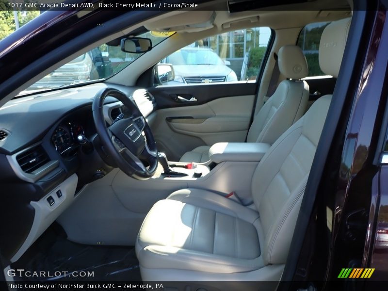Black Cherry Metallic / Cocoa/Shale 2017 GMC Acadia Denali AWD