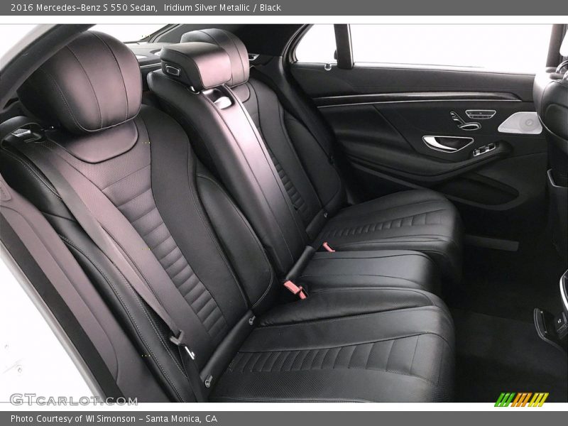 Iridium Silver Metallic / Black 2016 Mercedes-Benz S 550 Sedan