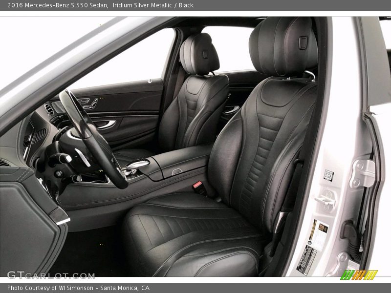 Iridium Silver Metallic / Black 2016 Mercedes-Benz S 550 Sedan