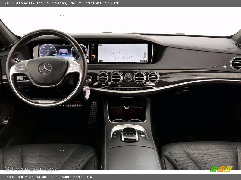 Iridium Silver Metallic / Black 2016 Mercedes-Benz S 550 Sedan