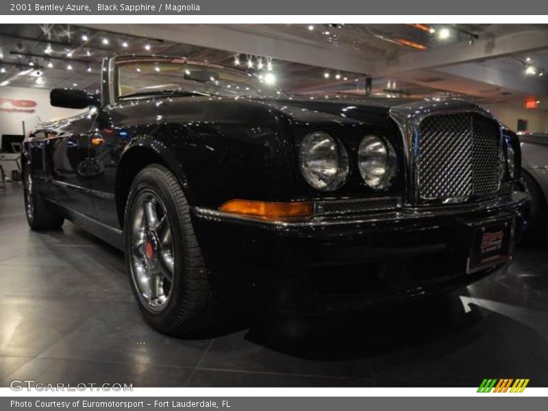 Black Sapphire / Magnolia 2001 Bentley Azure